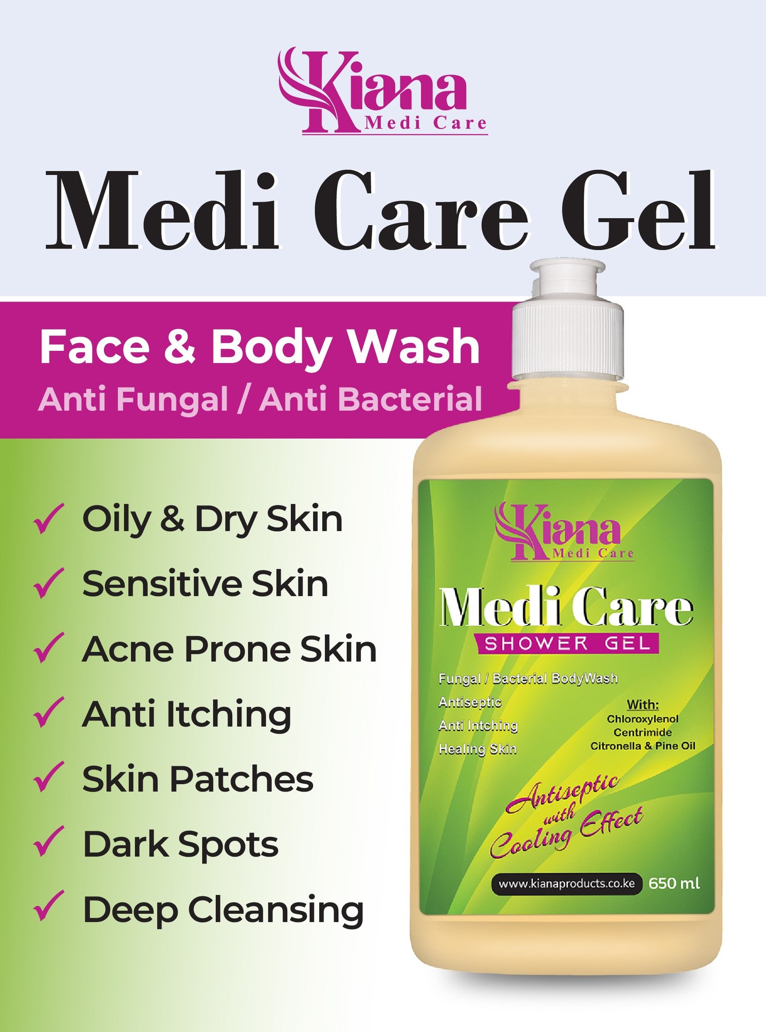 Kiana Products Facebook ad