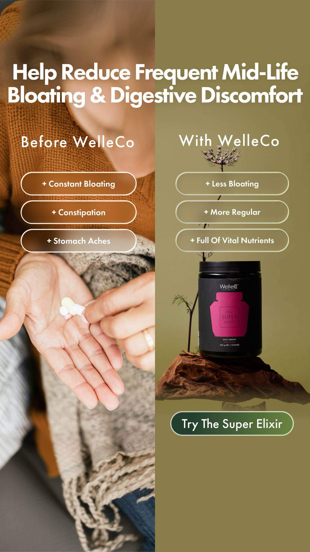 WelleCo Facebook ad