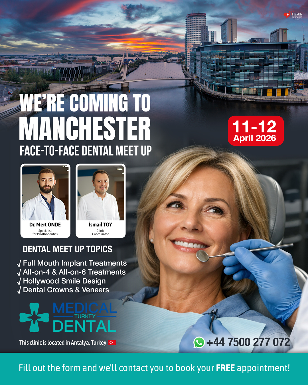 Medical Dental Turkey Facebook ad from Apr 1, 2026