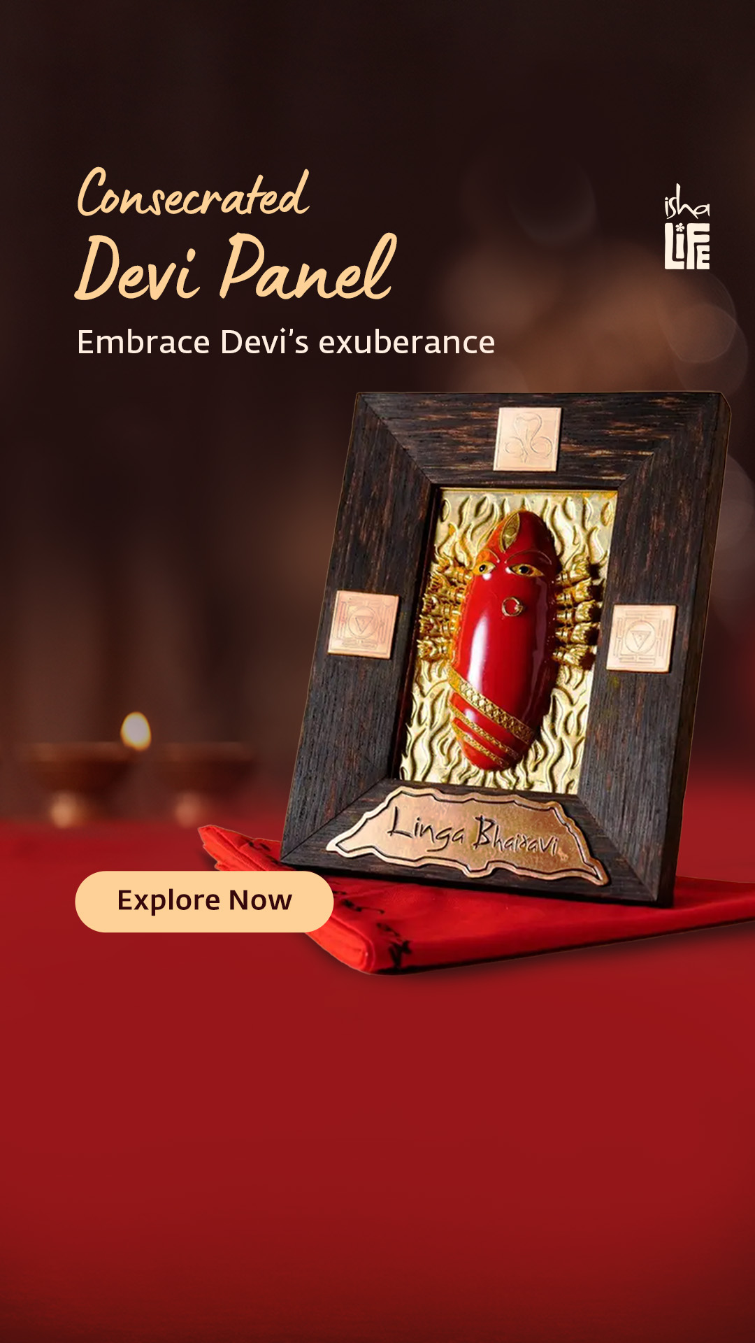 Isha Life Facebook ad