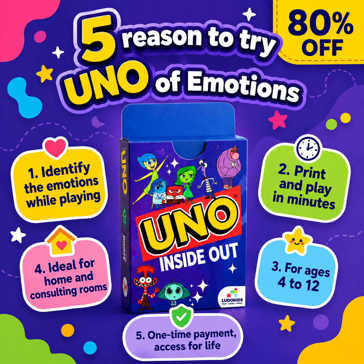 Psicokids Facebook ad: The Card Game That Gets Kids Talking