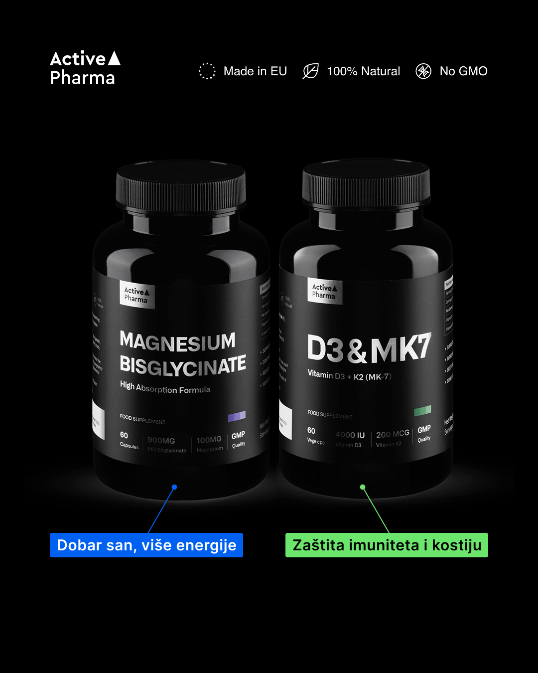 Active Pharma Facebook ad: Savršen duo za zdravlje i energiju