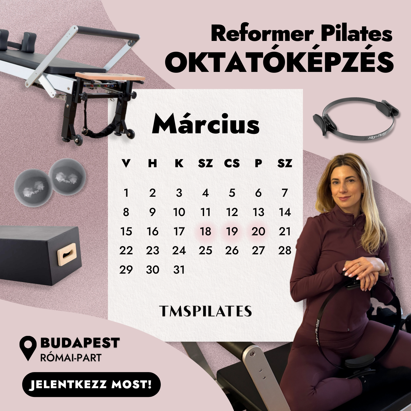 TMS Pilates Facebook ad