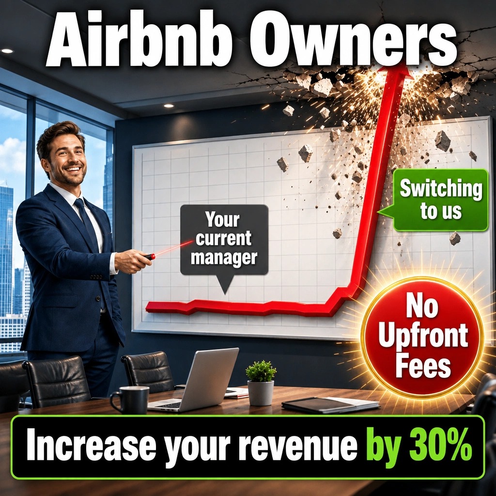 Short Term Rental Network Facebook ad: Vacation Rental Management Done Right
