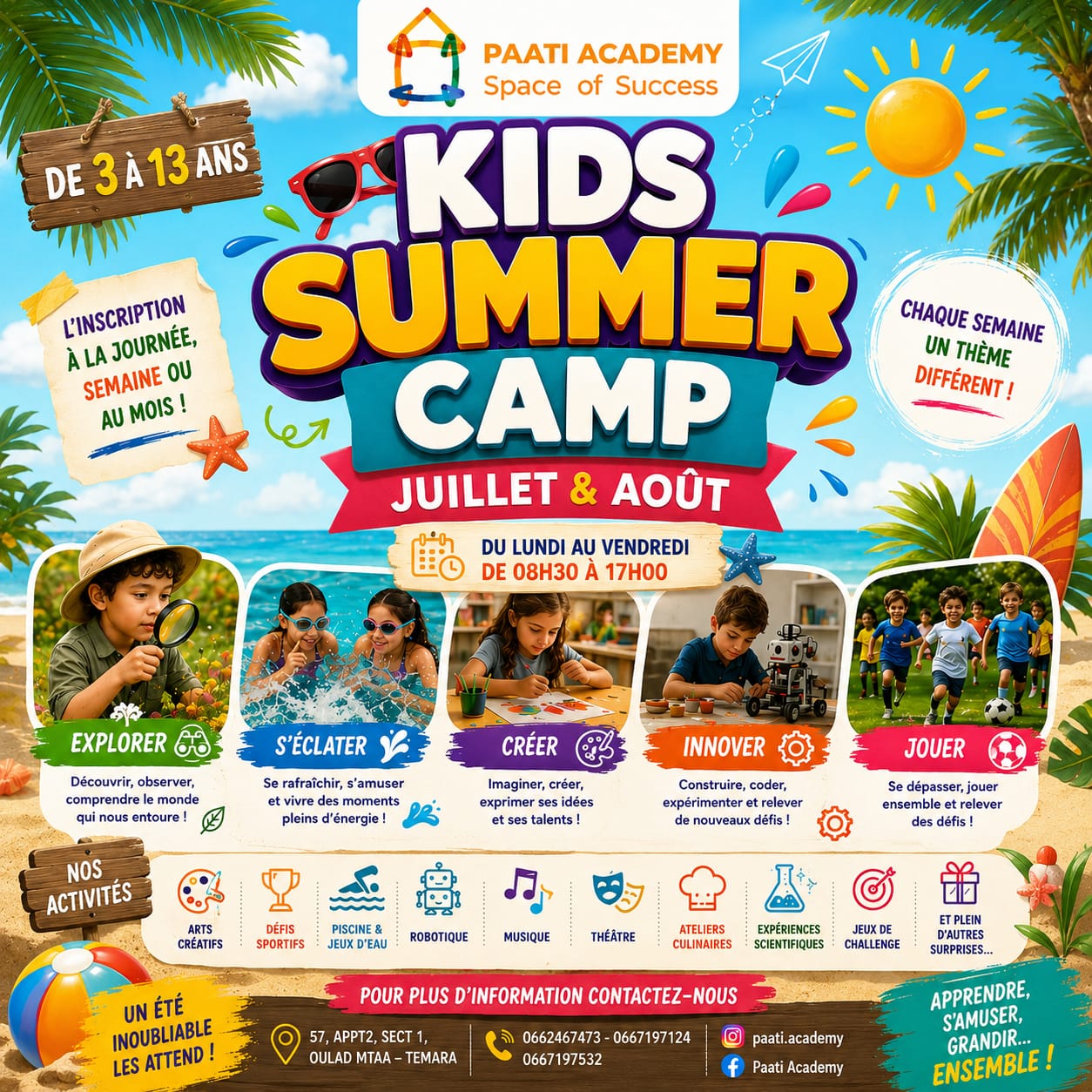 Paatiacademy Facebook ad: Pour plus d'information contactez - nous