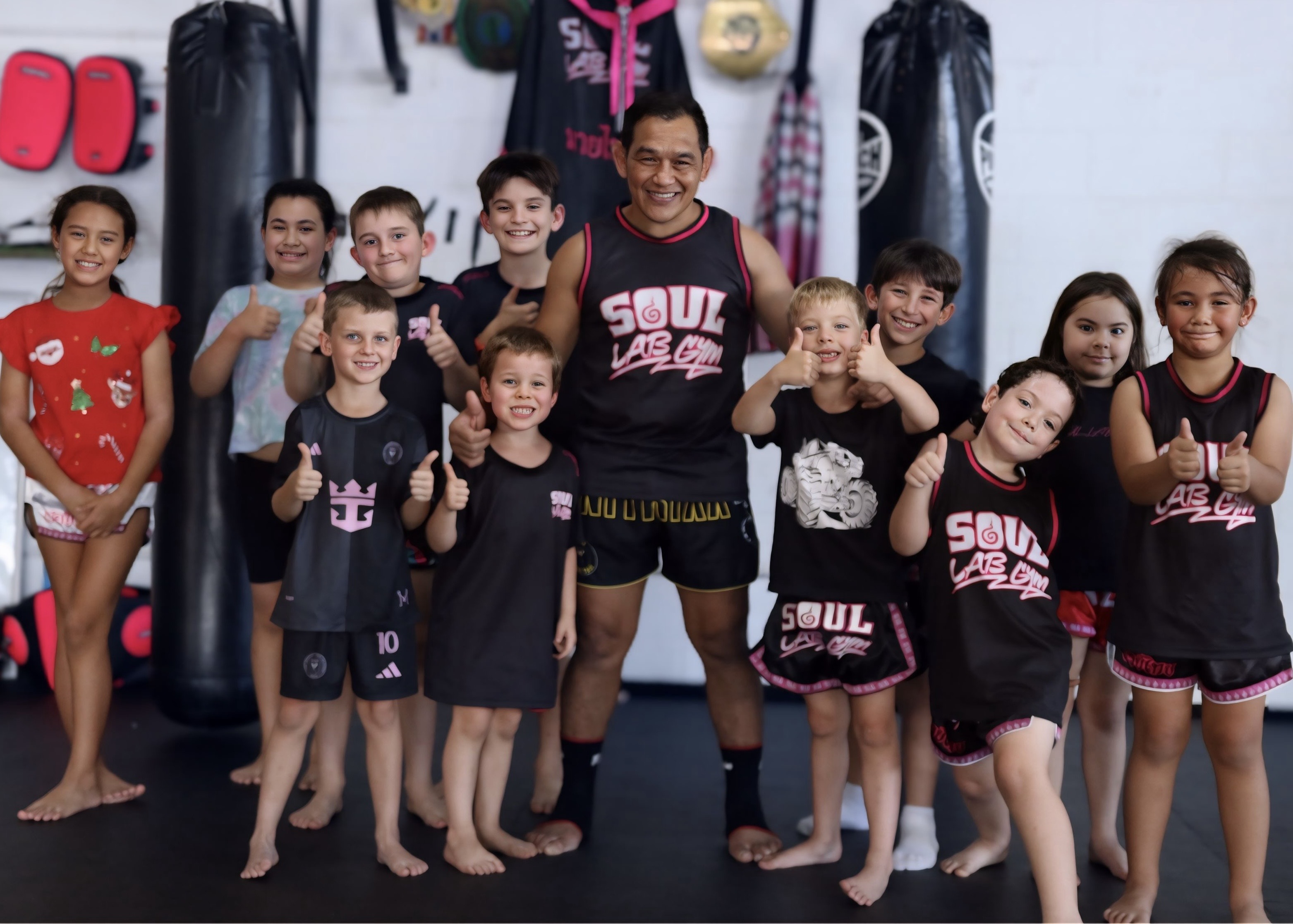 Soul Lab Gym Facebook ad: Free Kids Martial Arts Class!