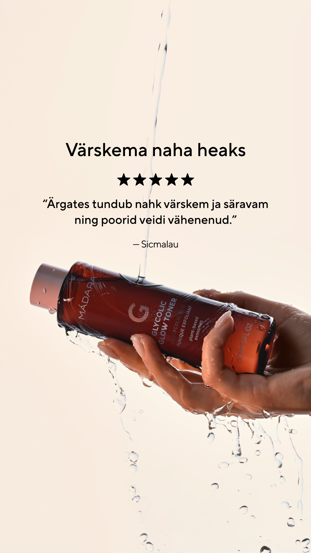 Mádara Organic Skincare Facebook ad