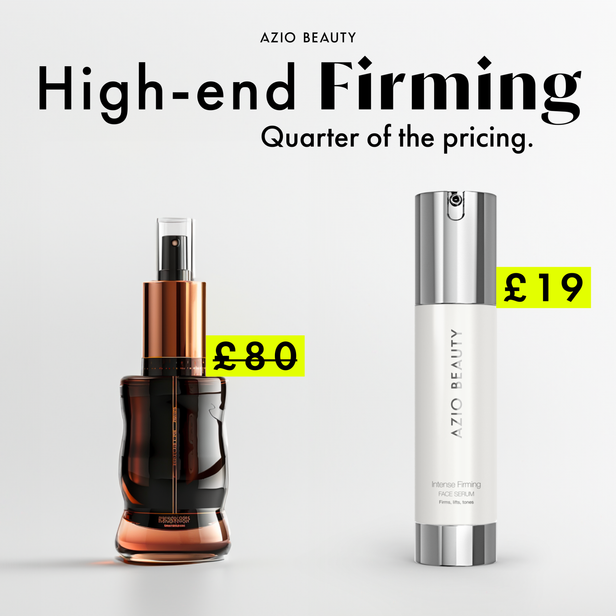 Azio Beauty Facebook ad