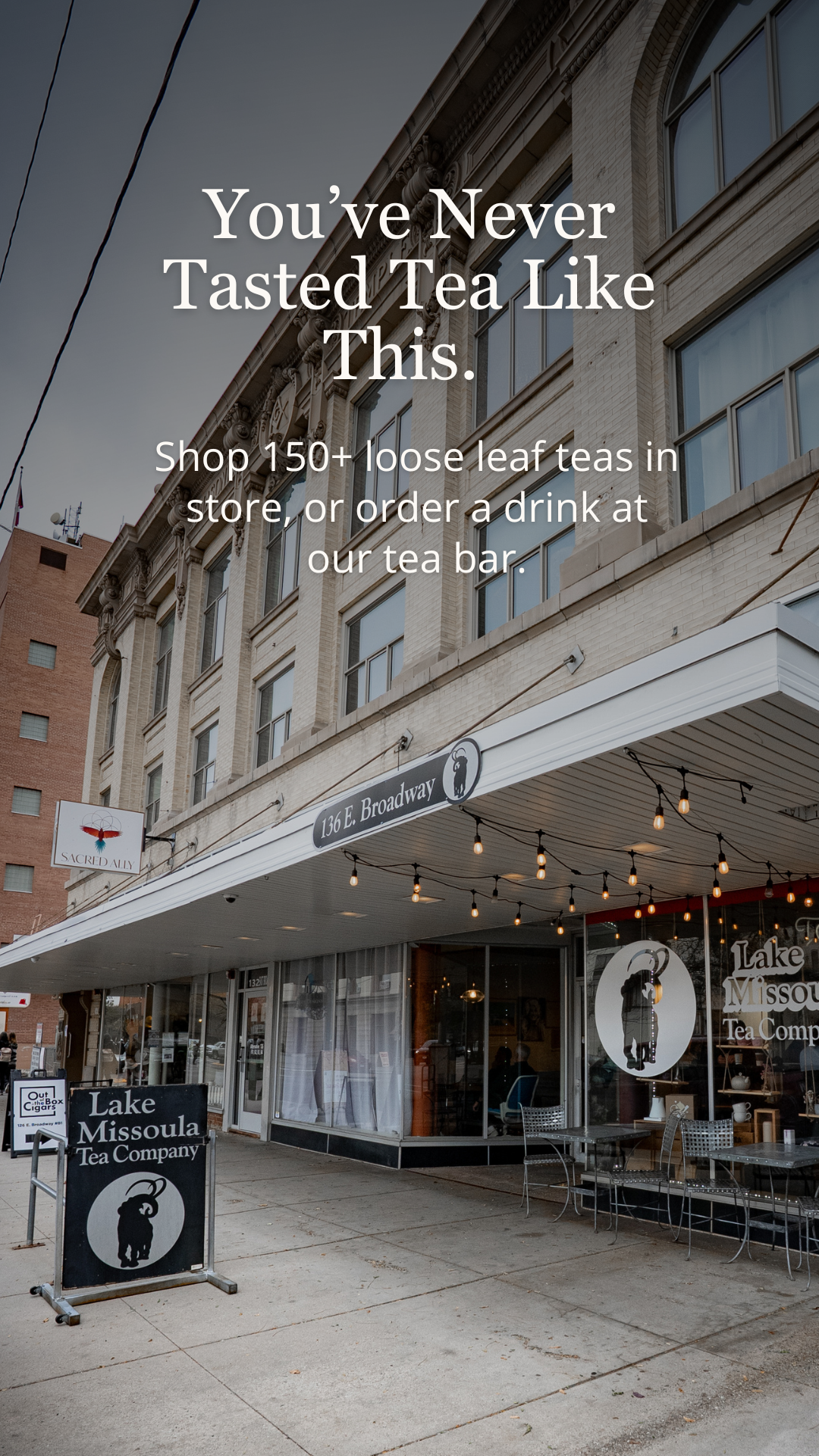 Lake Missoula Tea Company Facebook ad