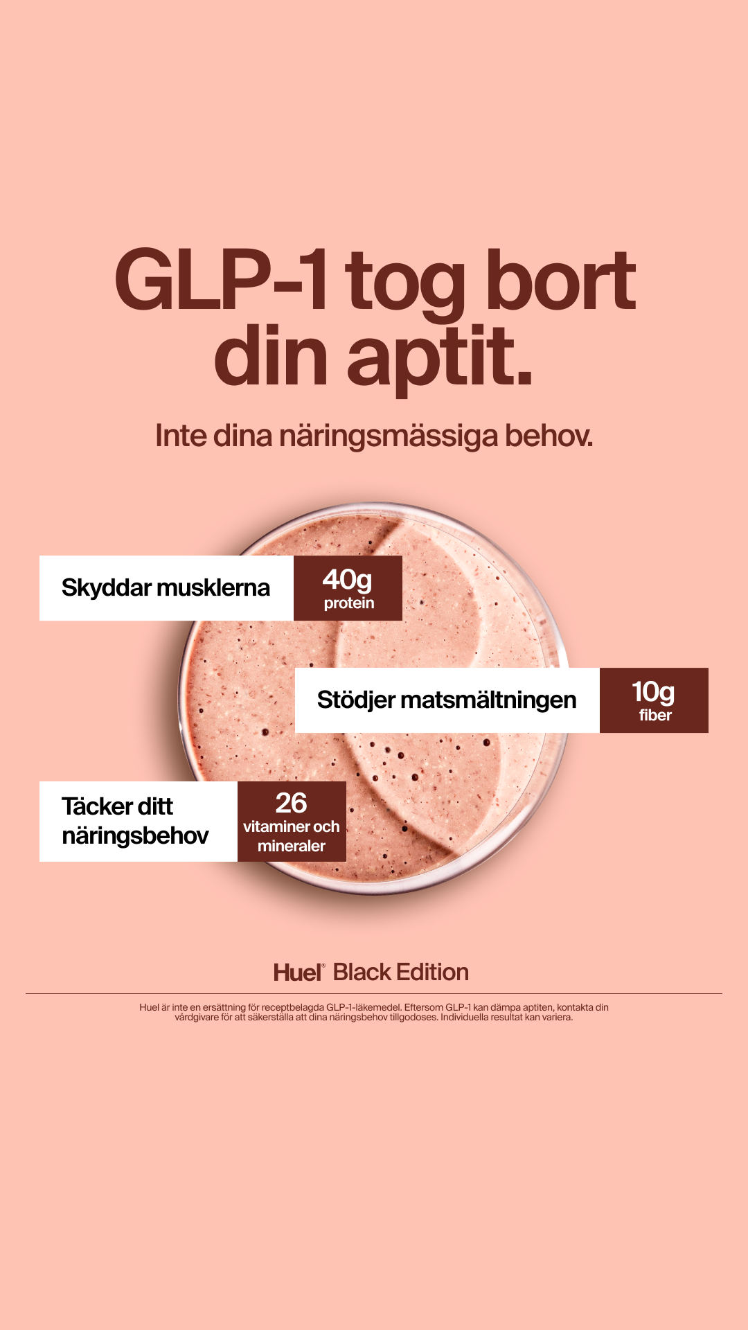 Huel Facebook ad