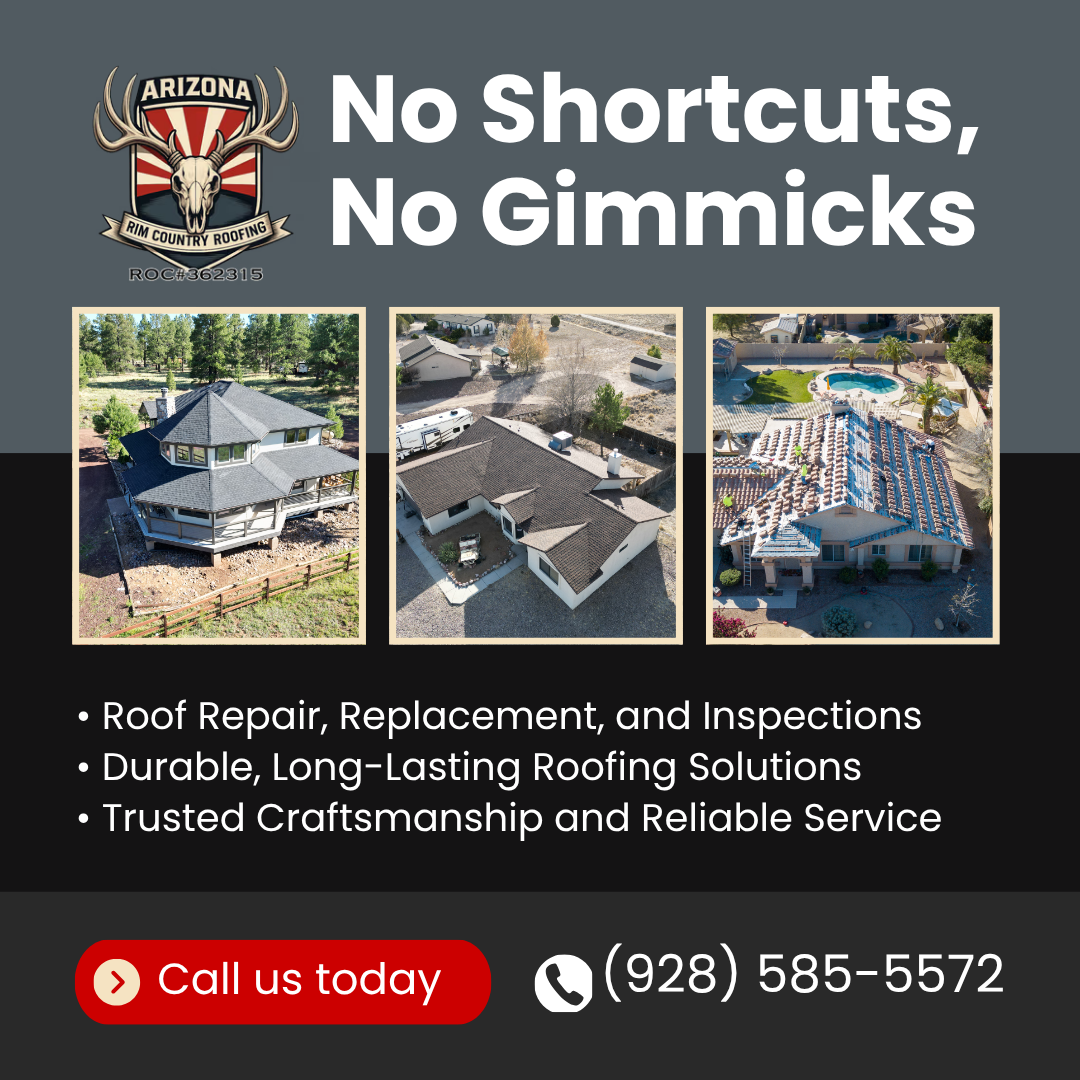 Rim Country Roofing Facebook ad