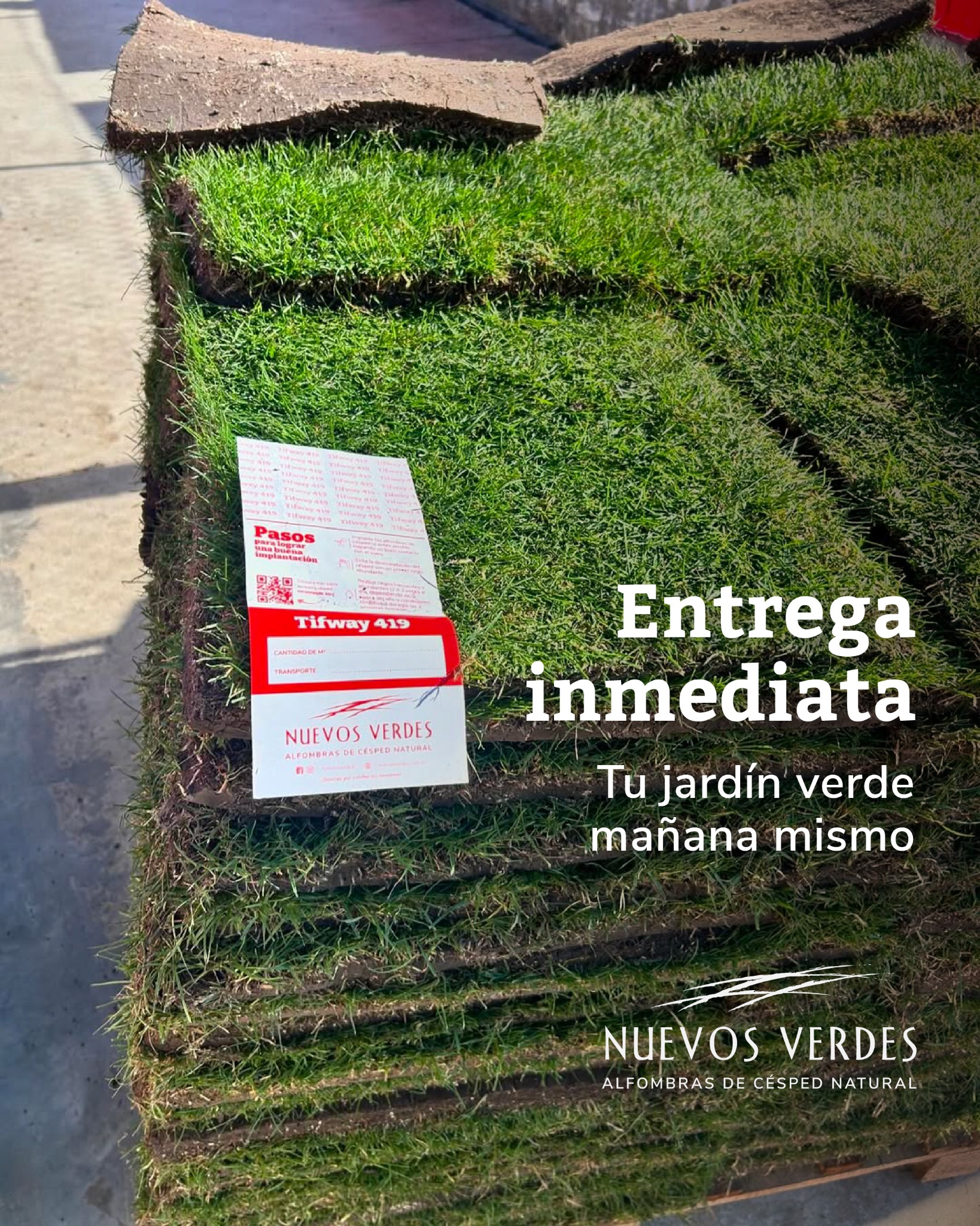 Nuevos Verdes - Césped Facebook ad from Oct 25, 2025
