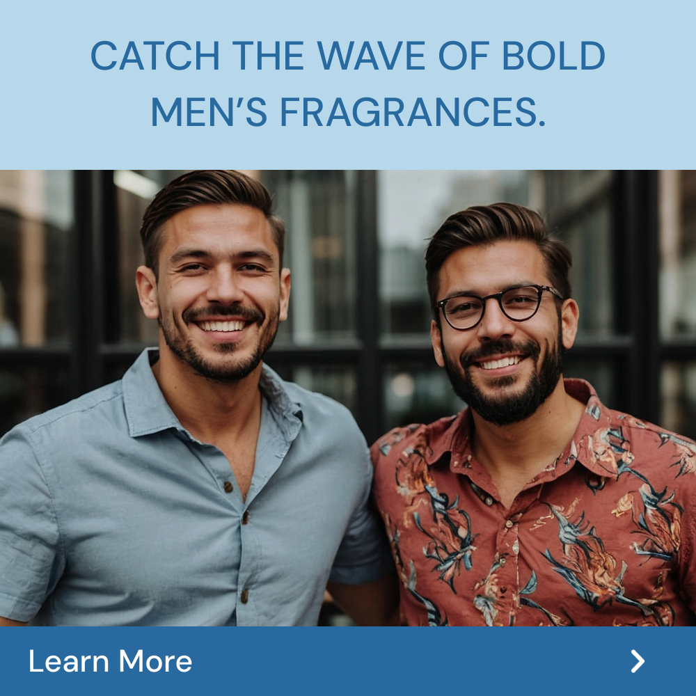 ScoutAnswers Sphere Facebook ad: Men’s Fragrance Discount Deals!