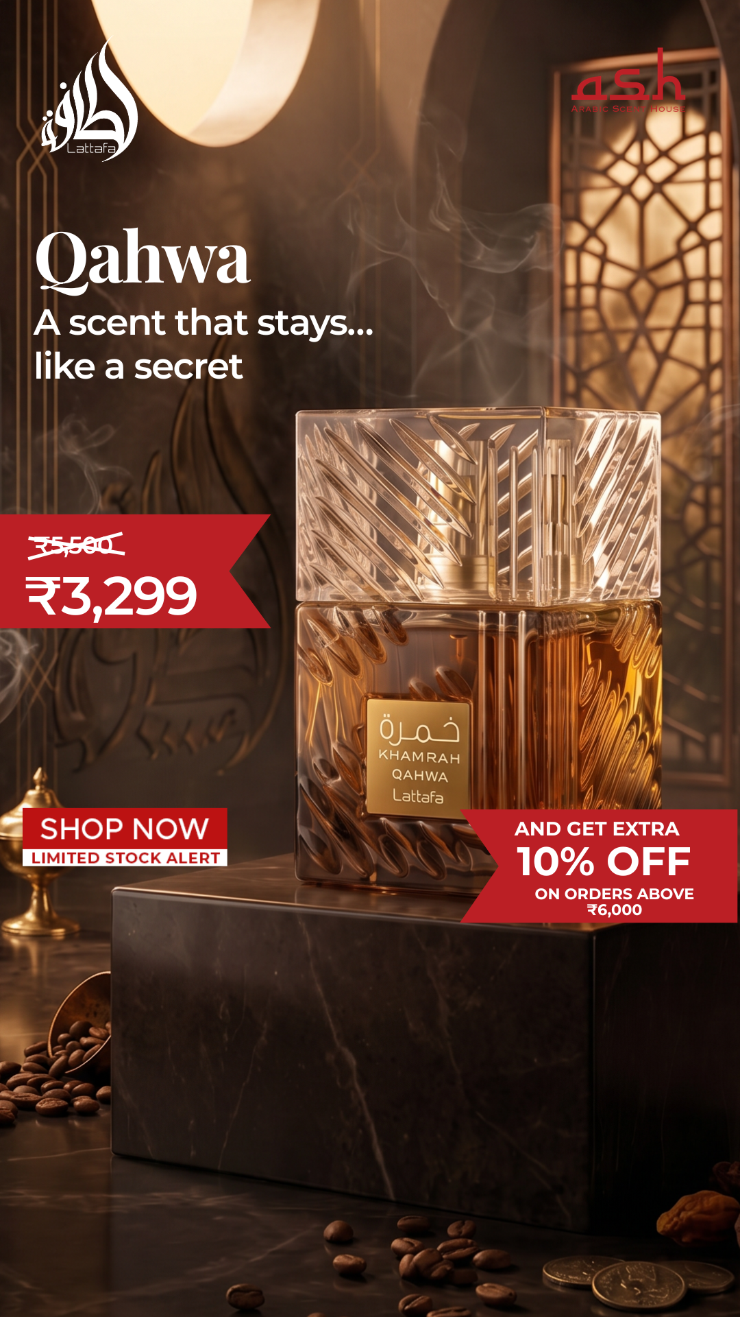 Arabic Scent House Facebook ad from Jun 16, 2026