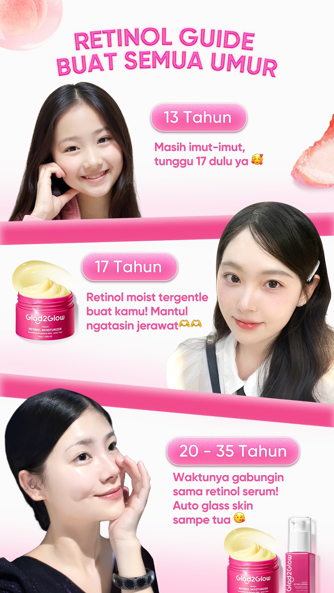 Glad2Glow.indo. Facebook ad