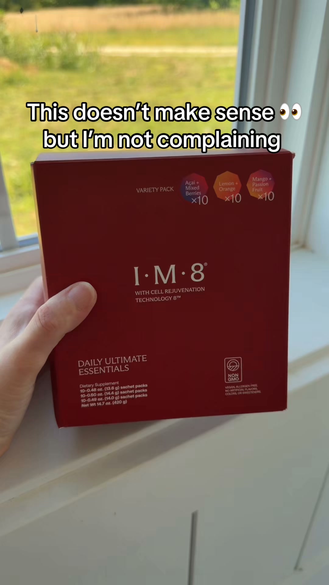 IM8 Health Facebook ad: Now's the Time to Try IM8.