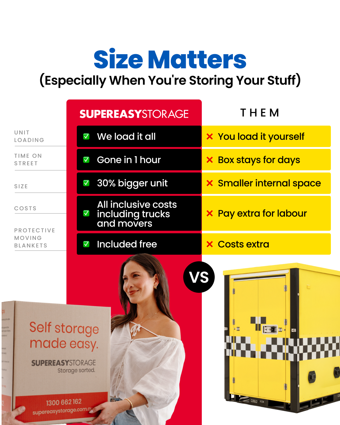 Super Easy Storage Facebook ad