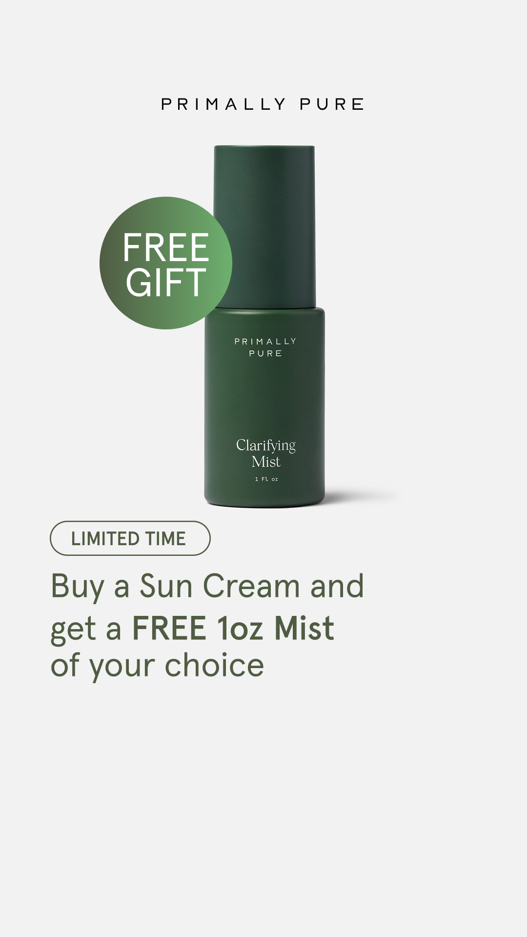 Primally Pure Skincare Facebook ad