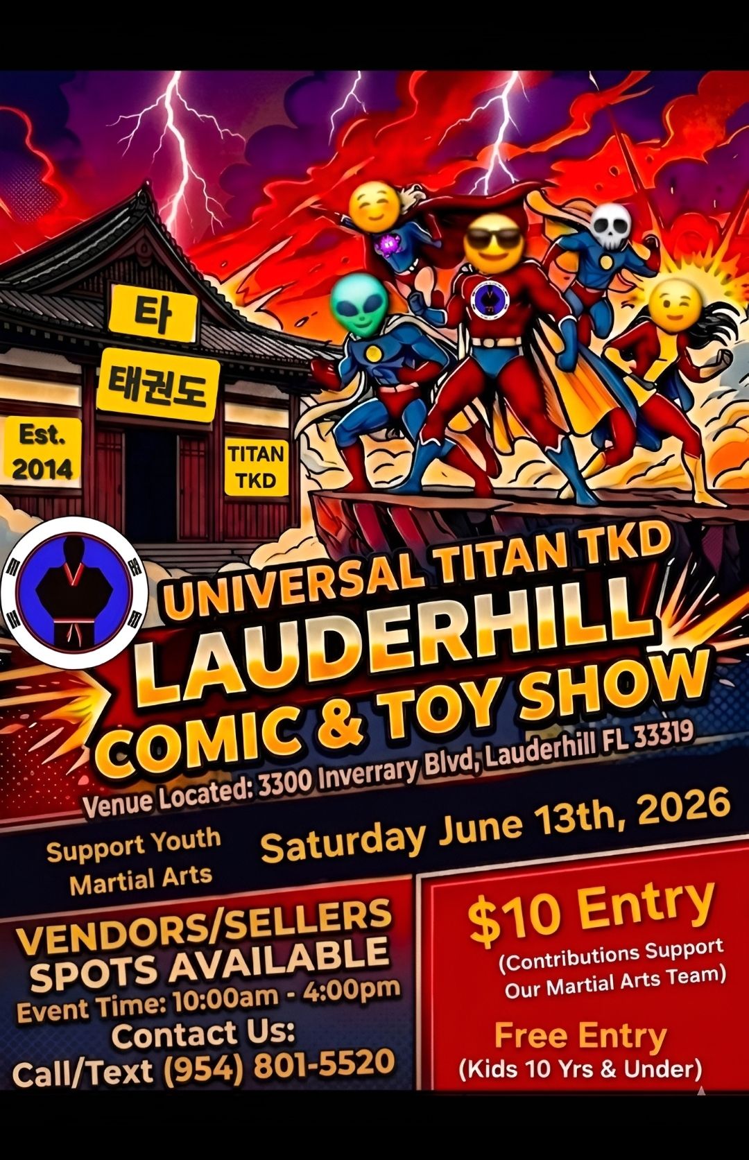 Universal Titan Taekwondo Facebook ad