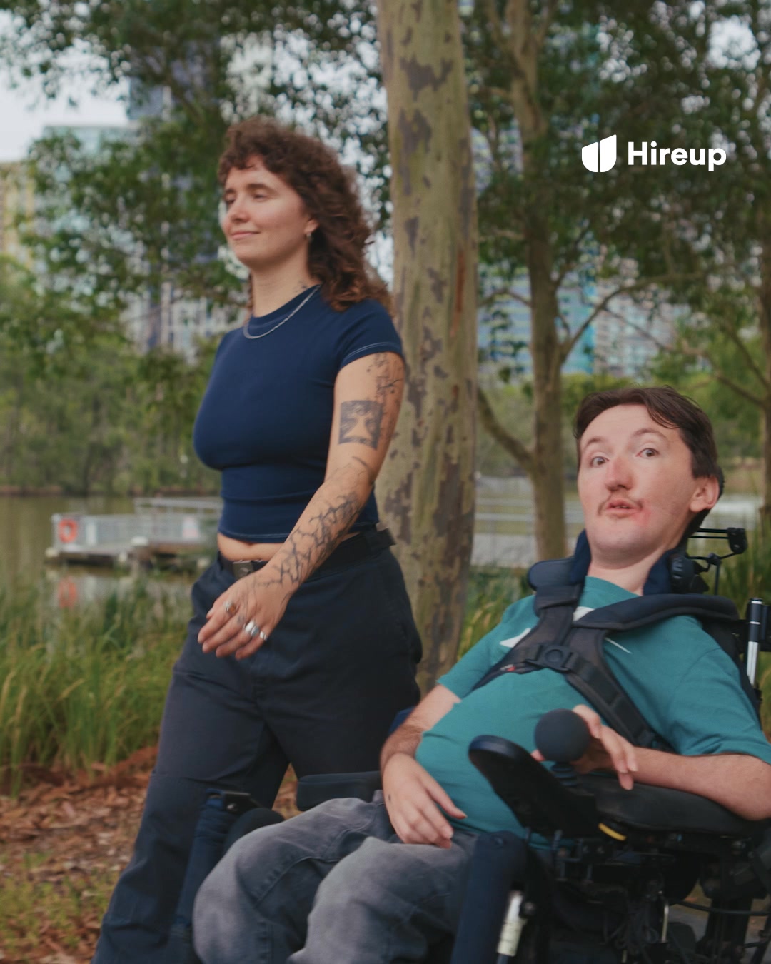 Hireup Facebook ad: Find trusted support workers