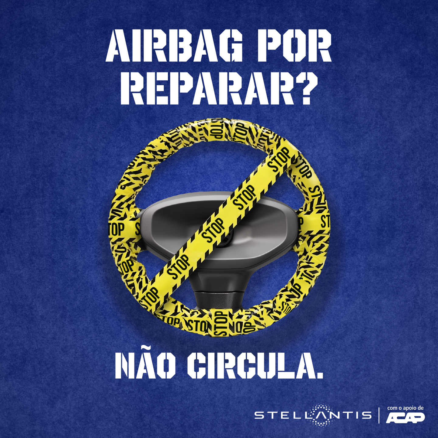 Stellantis Facebook ad: O seu dia não pode parar.