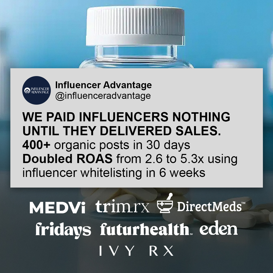 Influencer Advantage Facebook ad