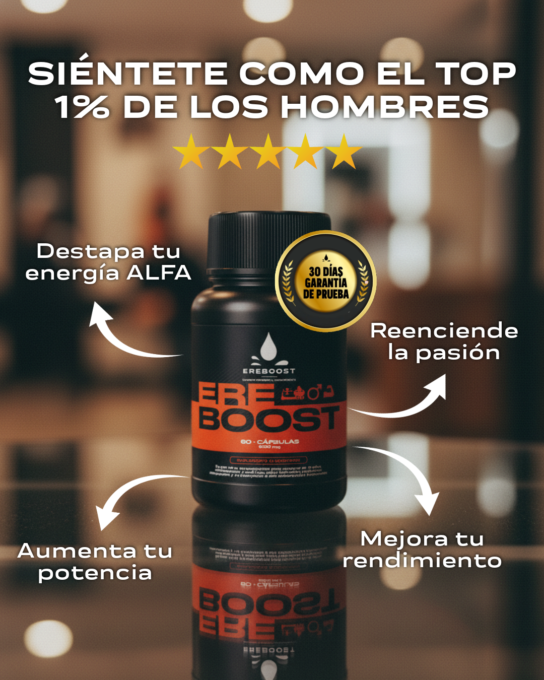 Ereboost Facebook ad: Hombres +35: no es la edad