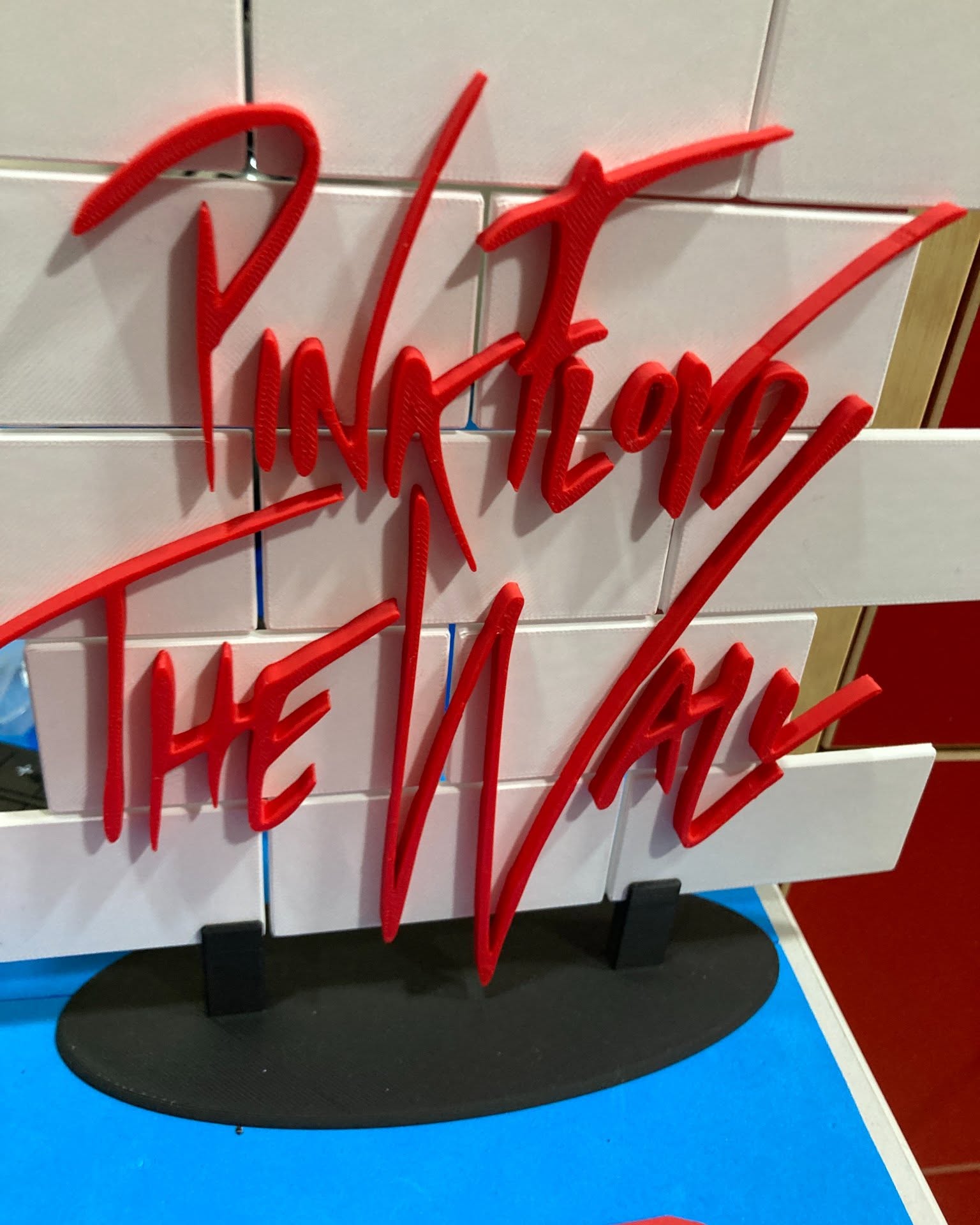 Michael Sims Facebook ad: Pink Floyd The Wall 3D Printed Sign - Music Memorabilia /…