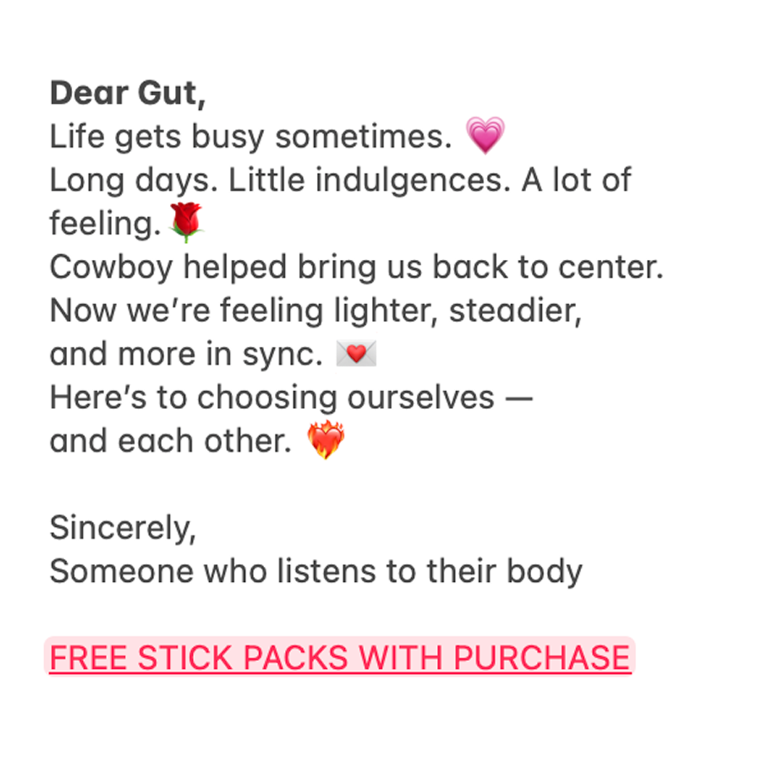 Cowboy Colostrum Facebook ad