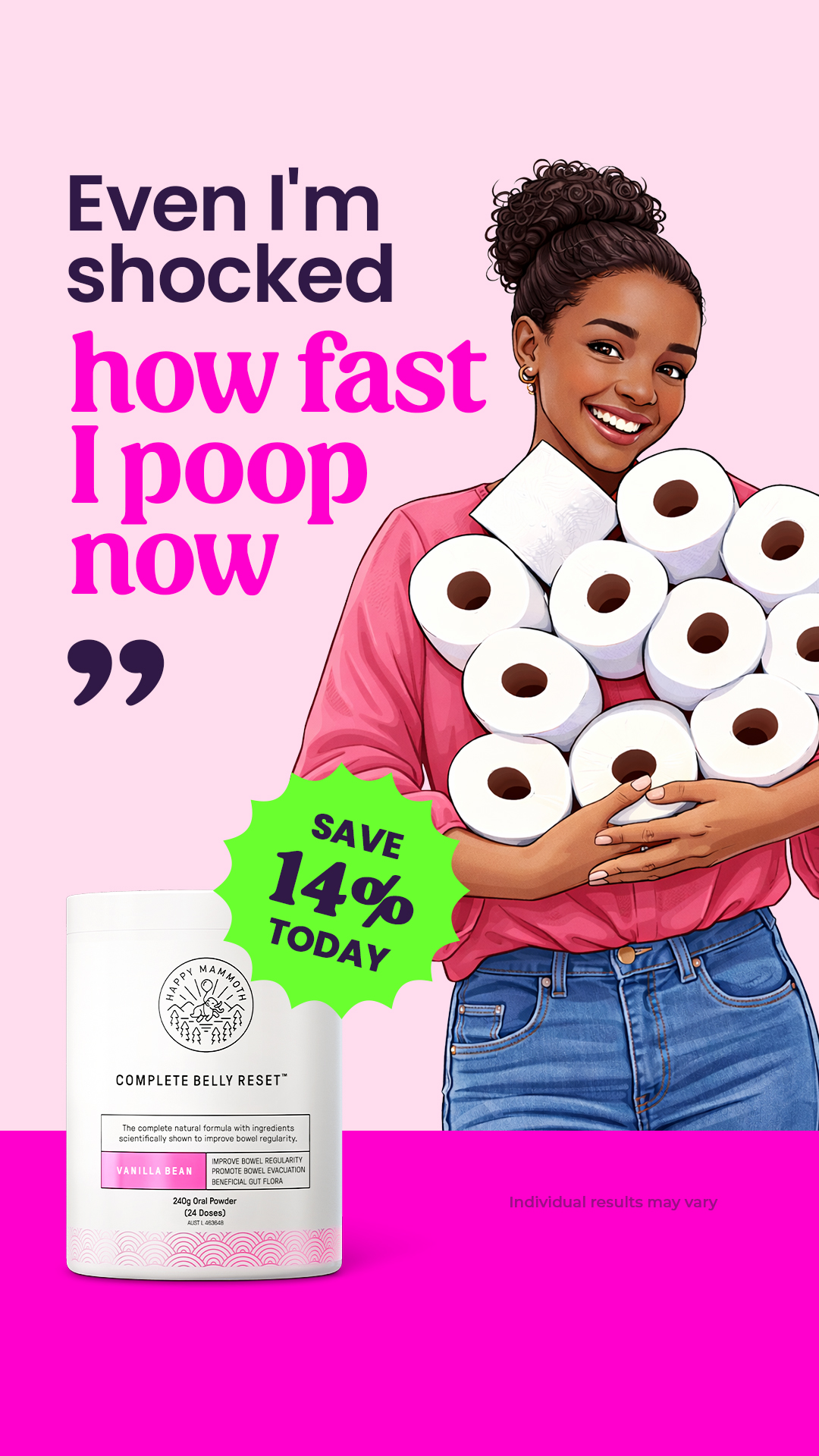 Happy Mammoth Facebook ad