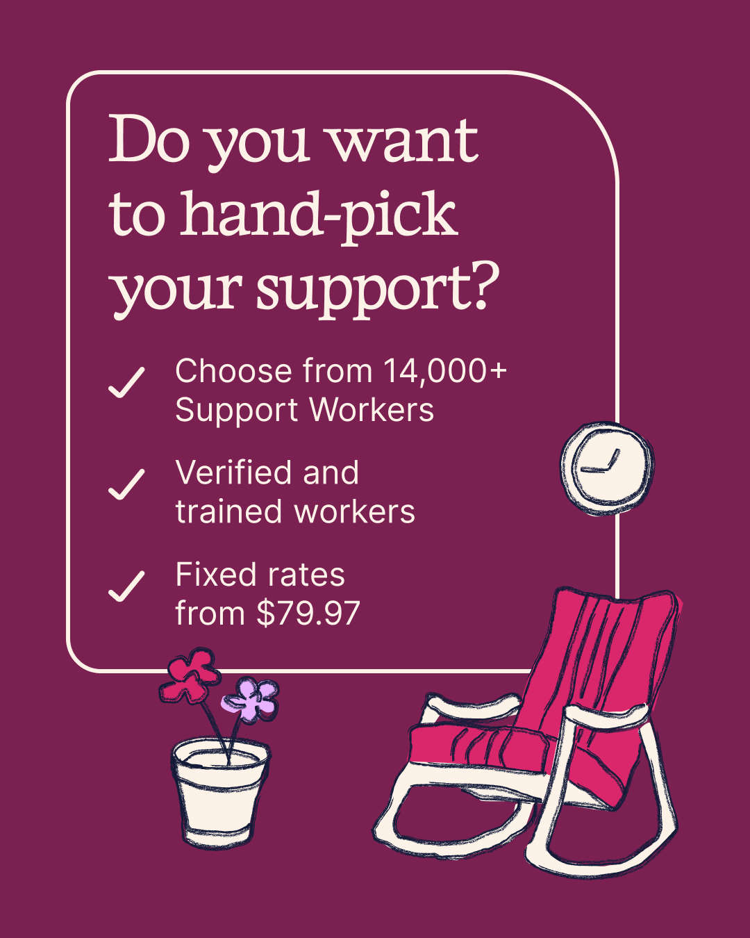 Hireup Facebook ad from Jun 25, 2026