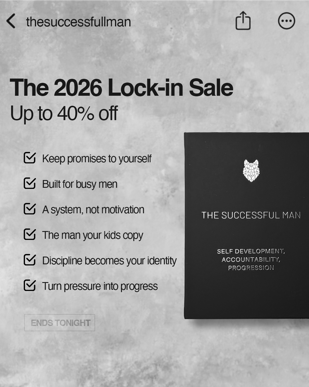 The Successful Man Facebook ad