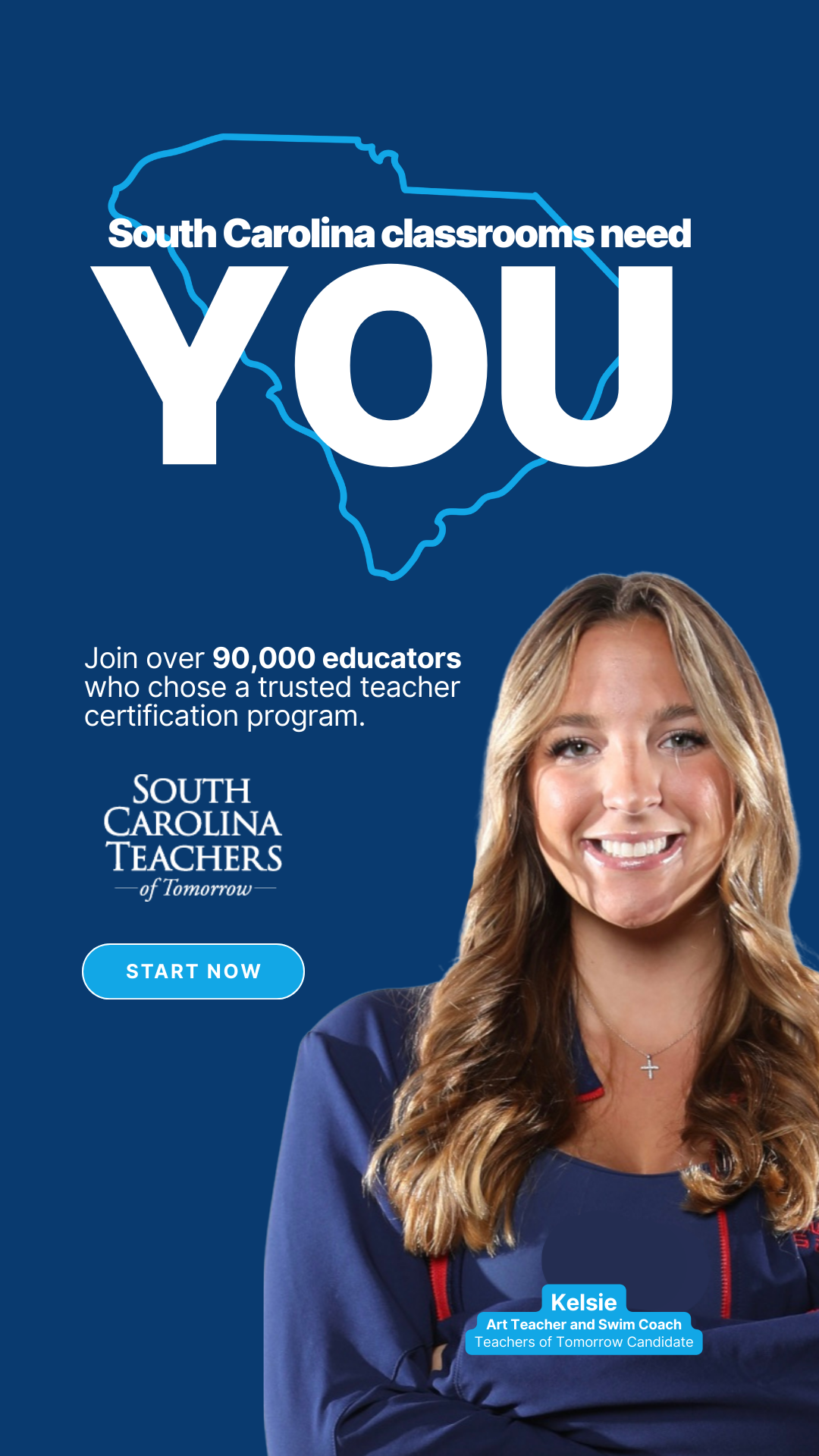 Teachers of Tomorrow Facebook ad