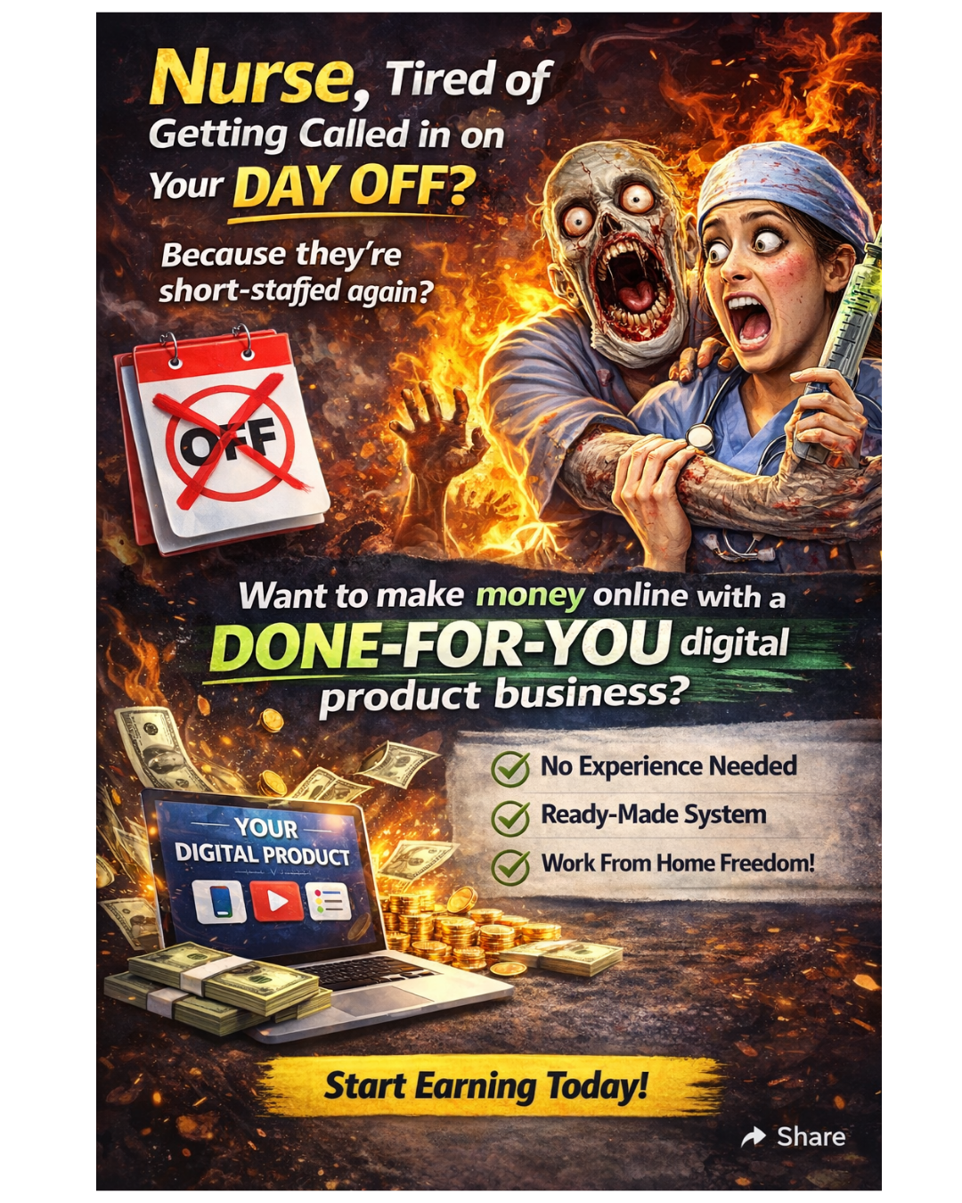 Faceless Creator Collective Facebook ad from Feb 4, 2026