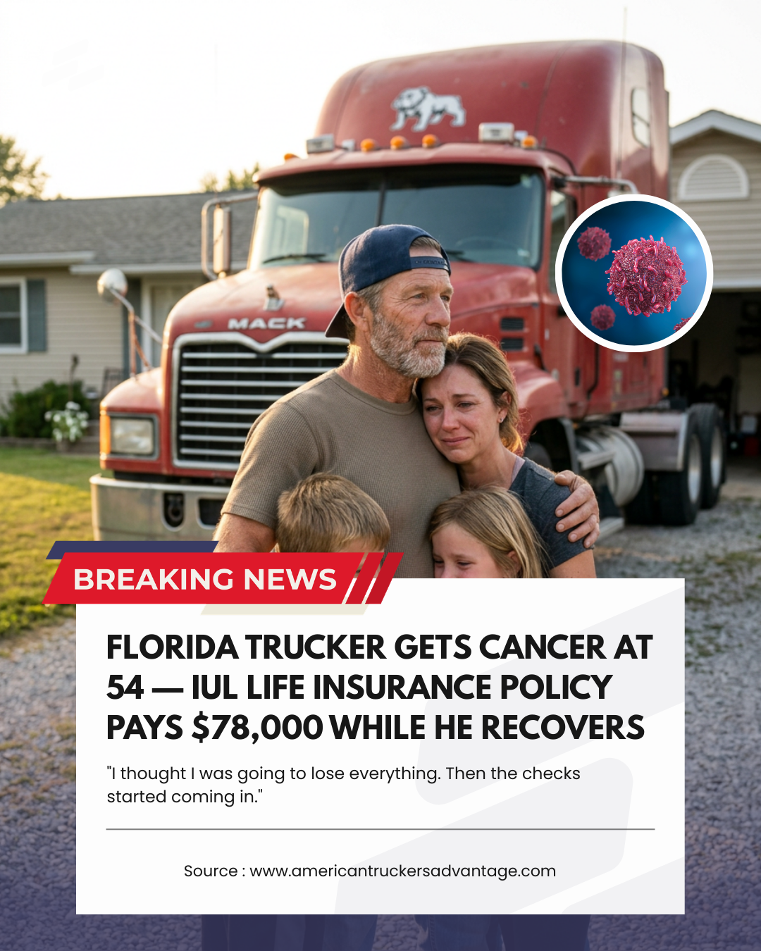 American Truckers Advantage Facebook ad