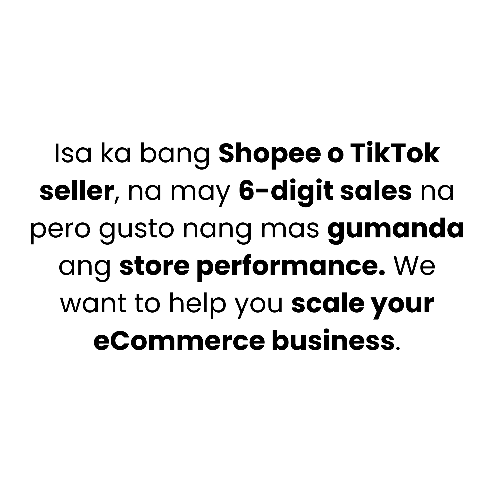 ECOM Accelerator Facebook ad