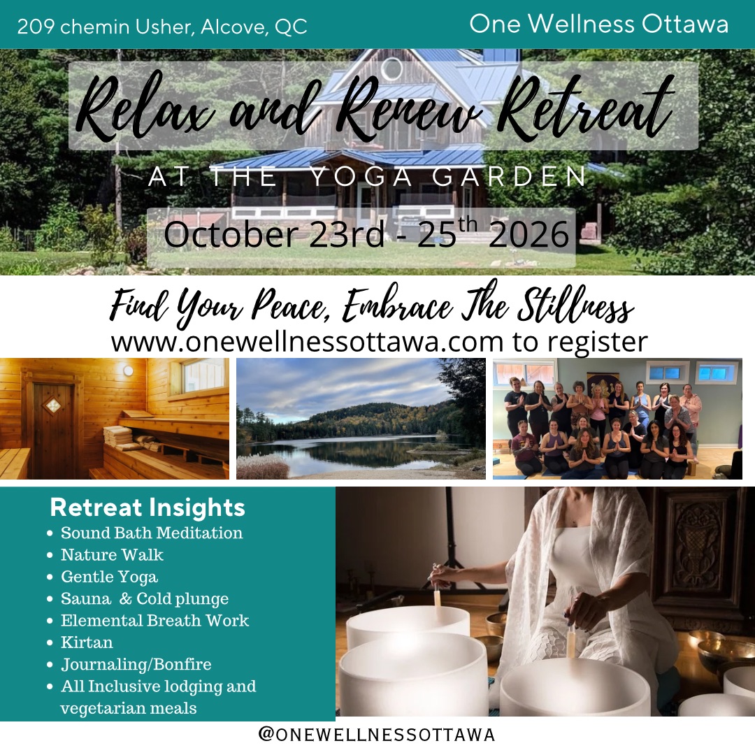 One Wellness Ottawa Facebook ad: Relax and Renew: Embrace the energy of the full moon.