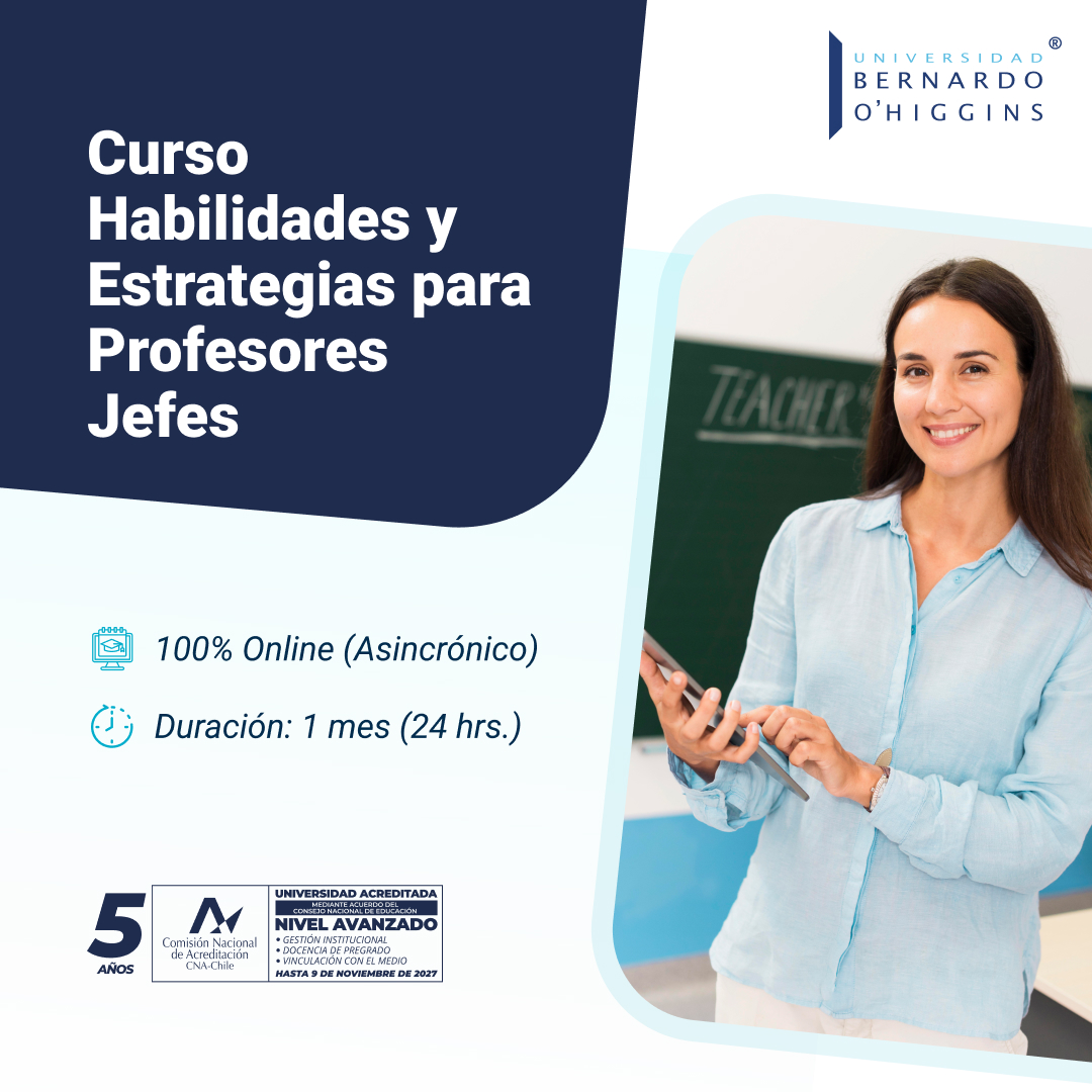 UBO Capacitación Facebook ad: Curso Profesores Jefes - UBO
