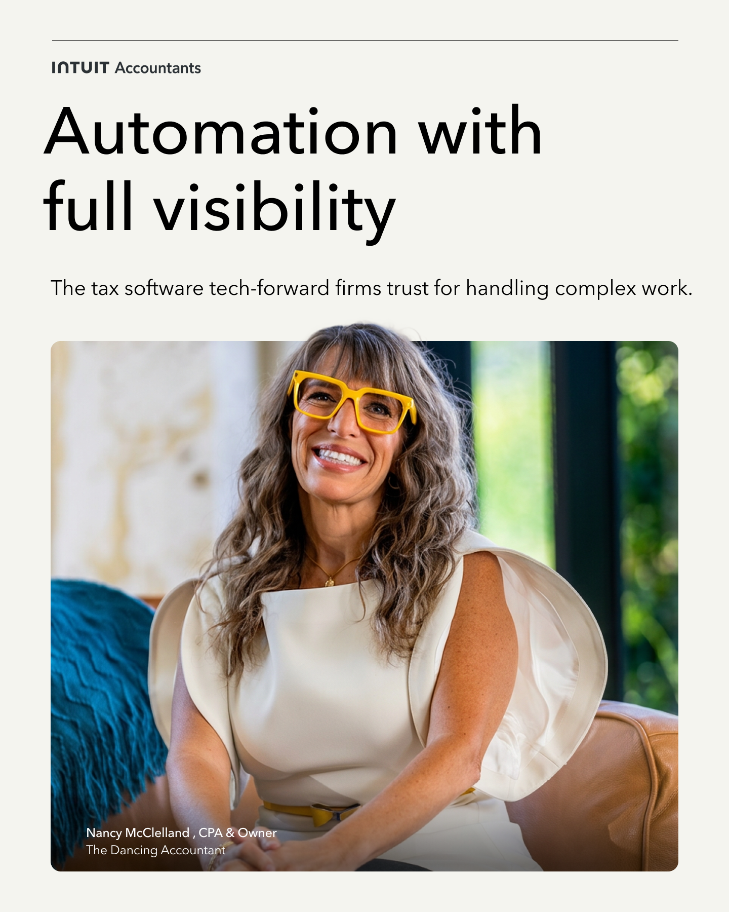 Intuit Accountants Facebook ad