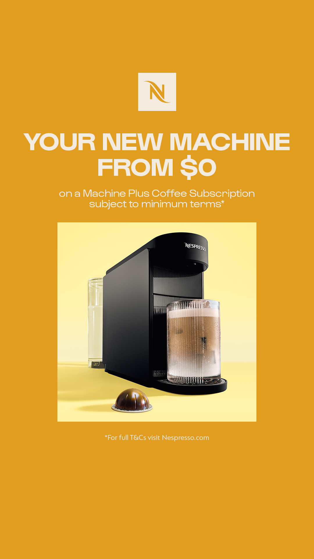 Nespresso Facebook ad