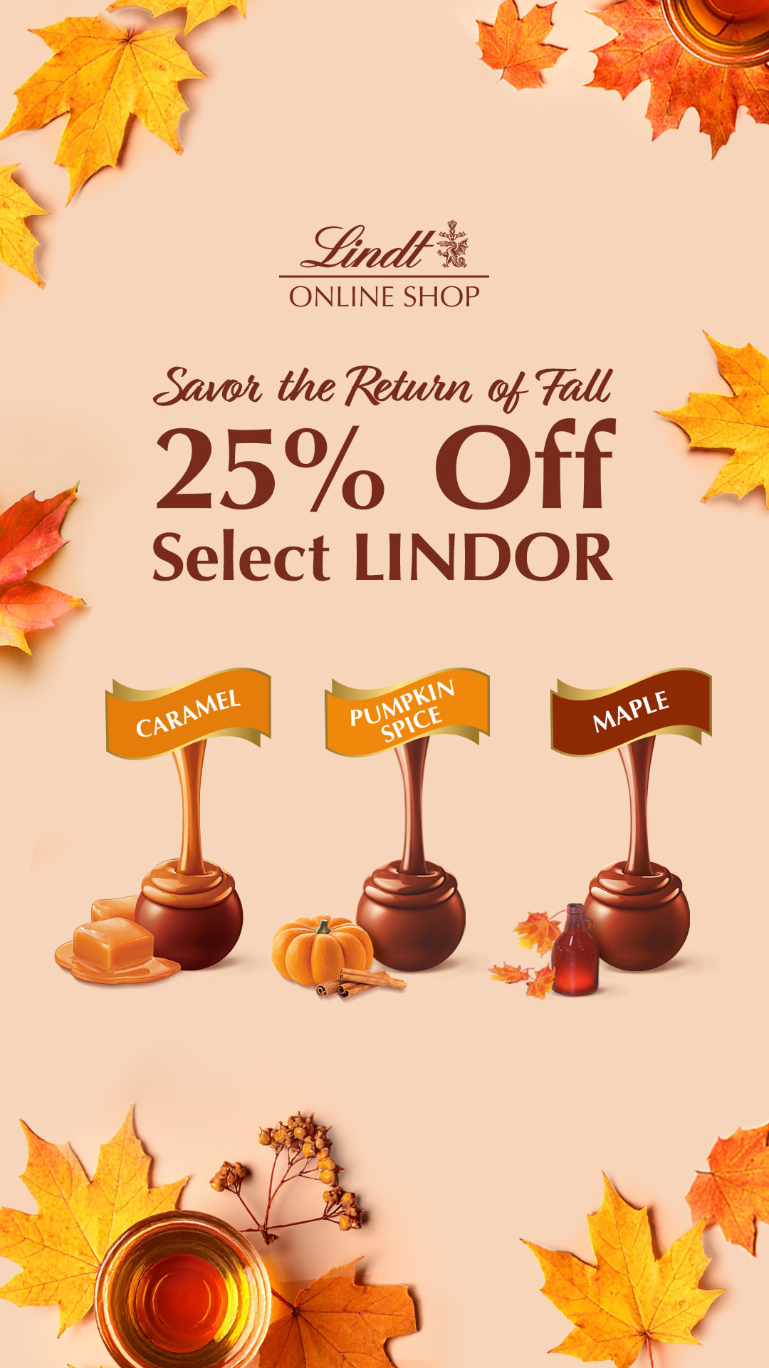 Lindt Facebook ad