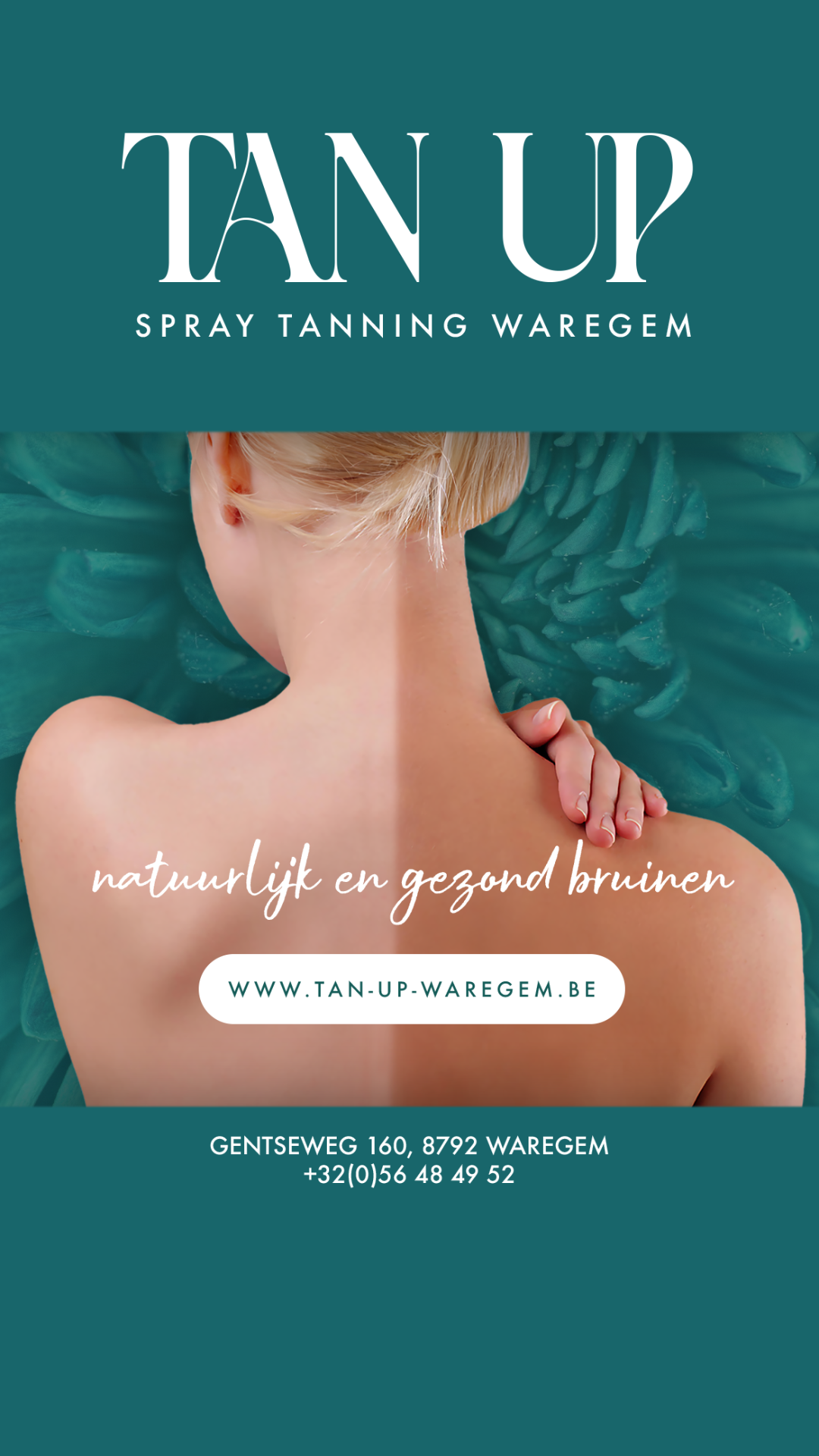 Tan Up Waregem Facebook ad from May 6, 2026
