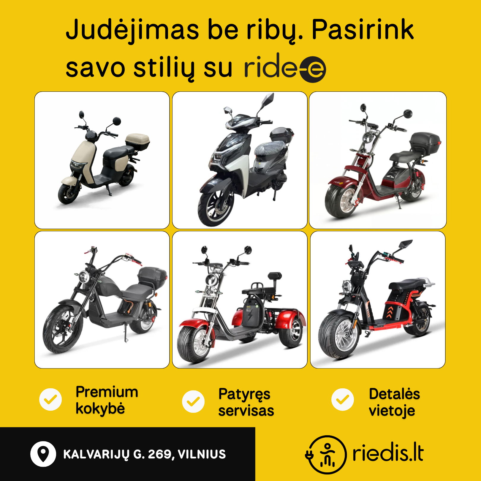 Riedis.lt Facebook ad