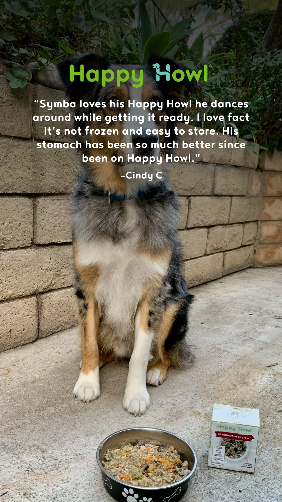 Happy Howl Facebook ad