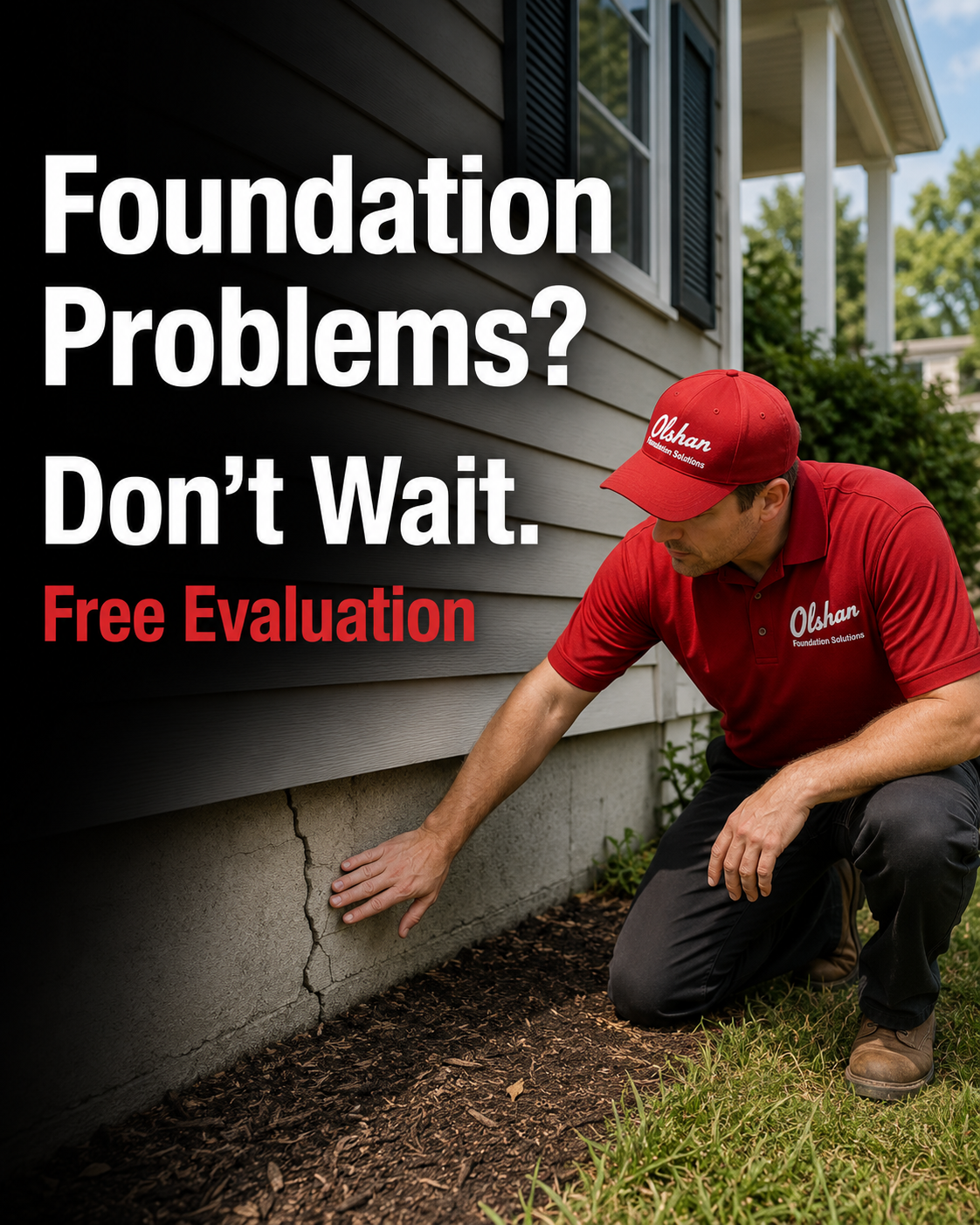 Olshan Foundation Repair Facebook ad