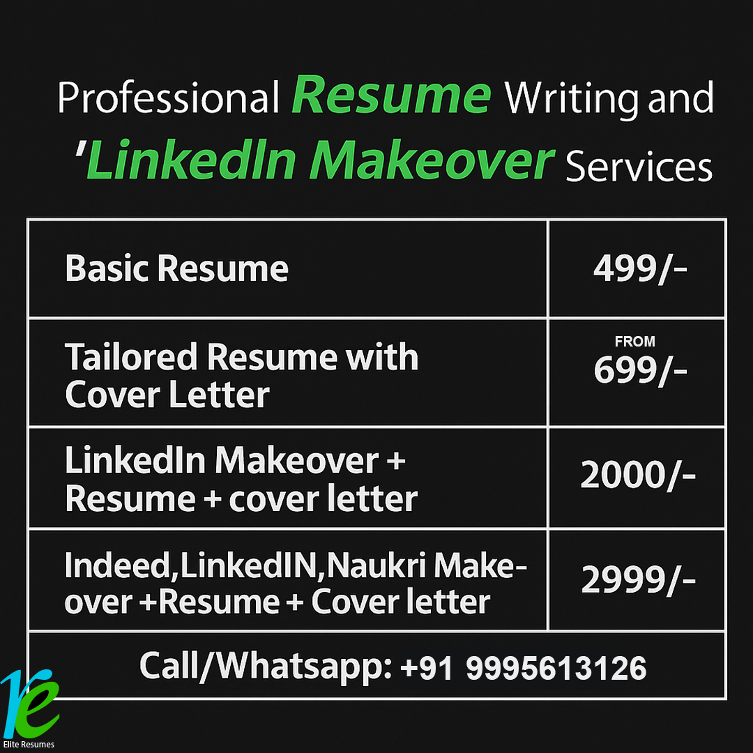 Elite Resumes Facebook ad