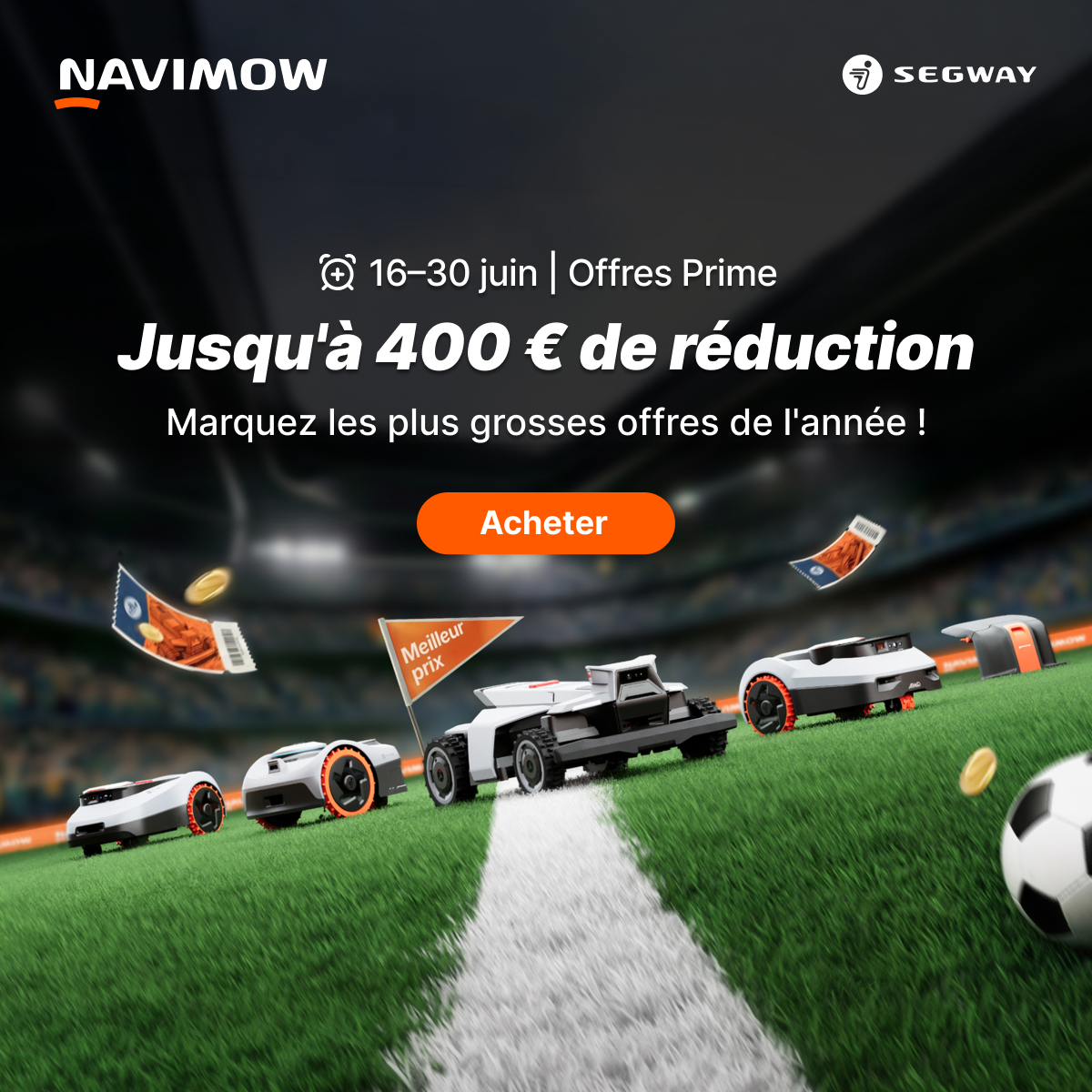 Segway Navimow FR Facebook ad