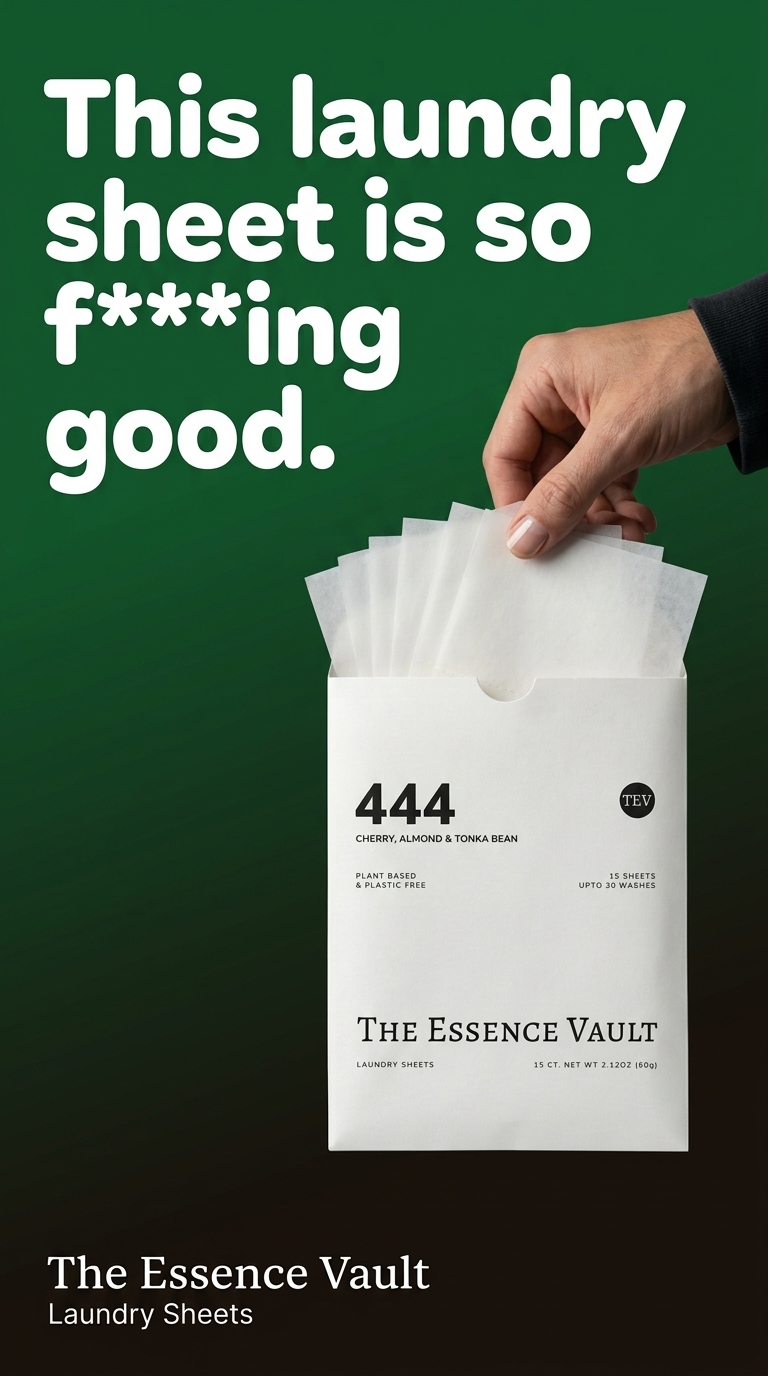 The Essence Vault Facebook ad