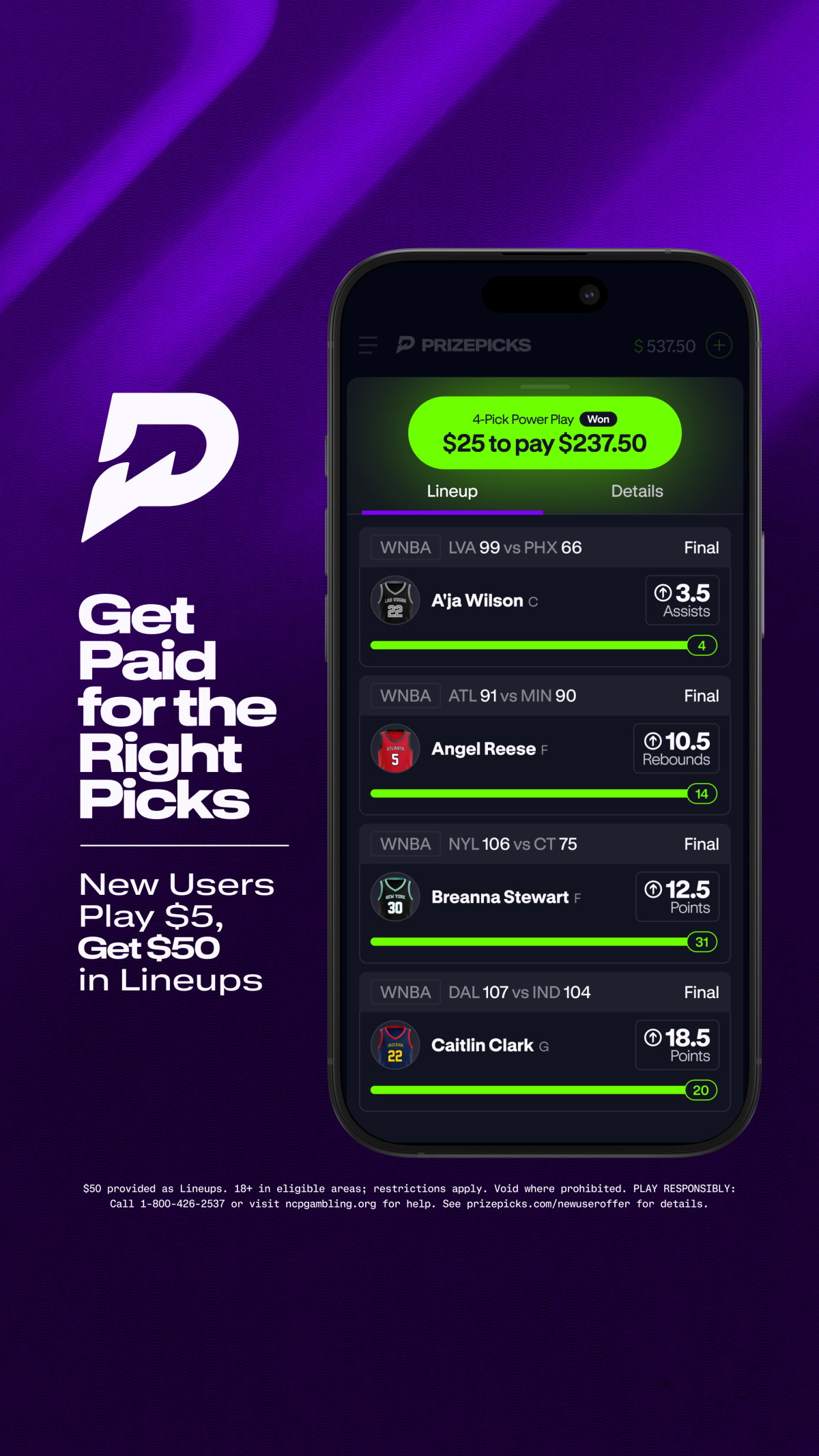PrizePicks Facebook ad