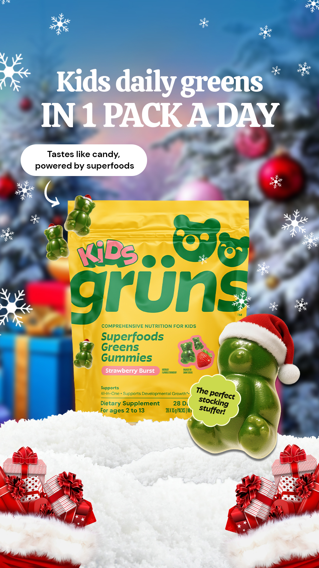 Grüns Kids Facebook ad